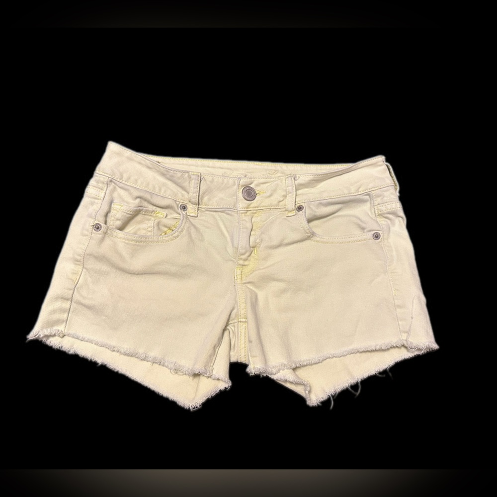 American Eagle‎ light greenish/yellow Jean shorts